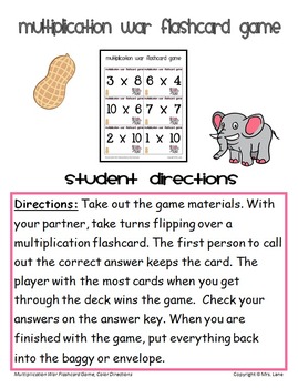 games for multiplication flashcards